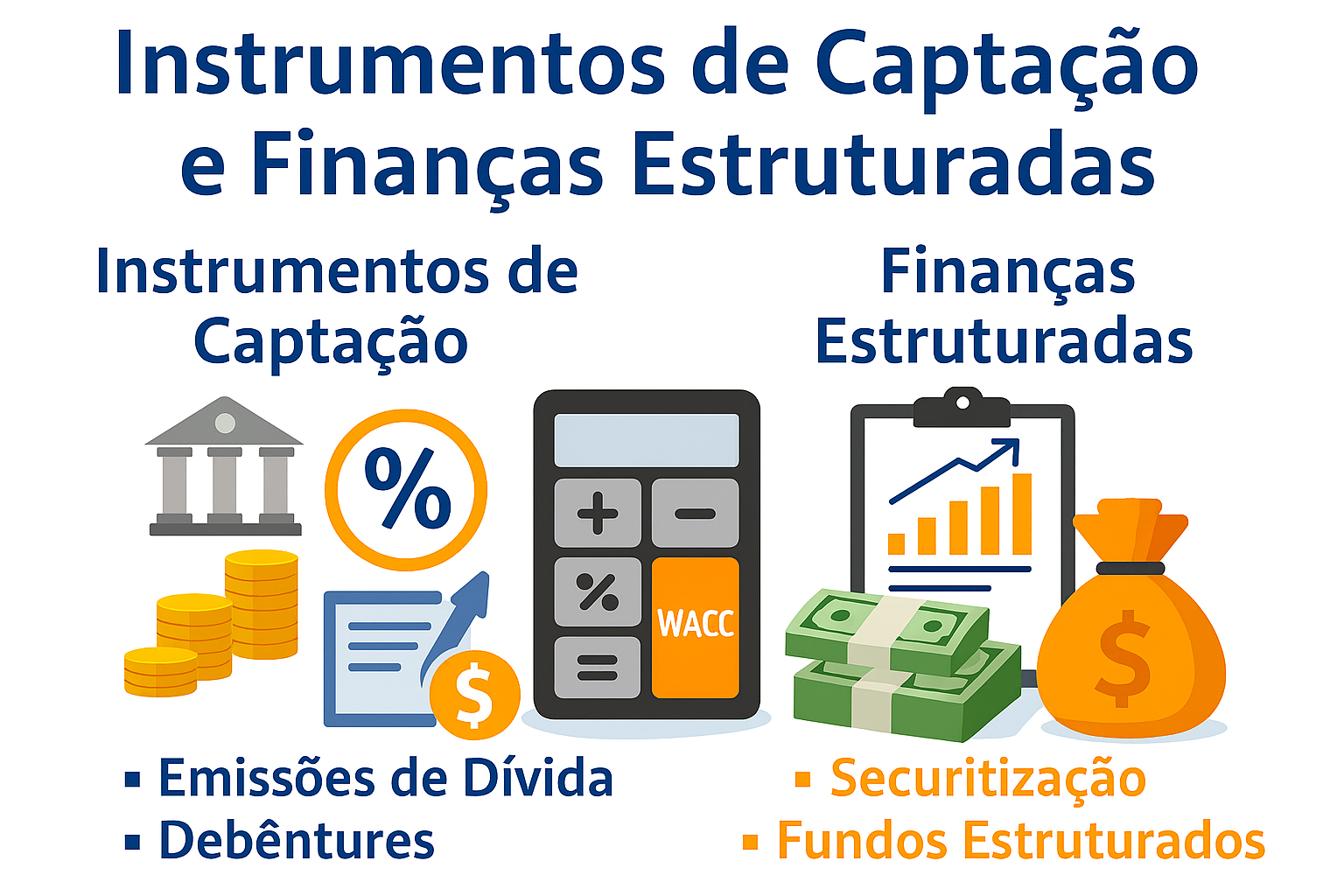 Instrumentos de captação e finanças estruturadas